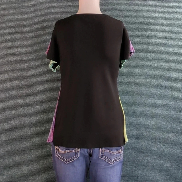 Adore Colorful Loose Knit Top - Picture 7 of 16